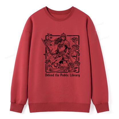 Pagewings Defend The Public Library Unisex Classic Sweatshirt