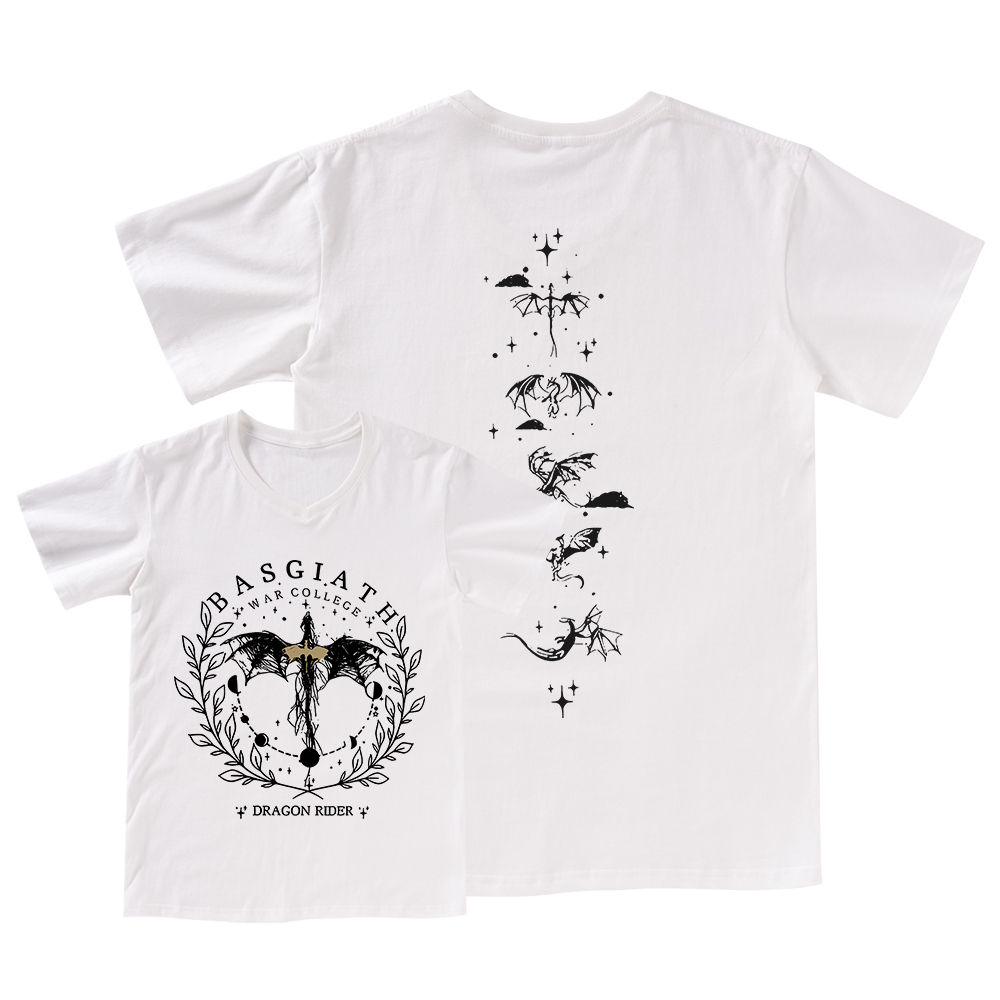 Pagewings Basgiath War College 2-Sided V-neck T-shirt