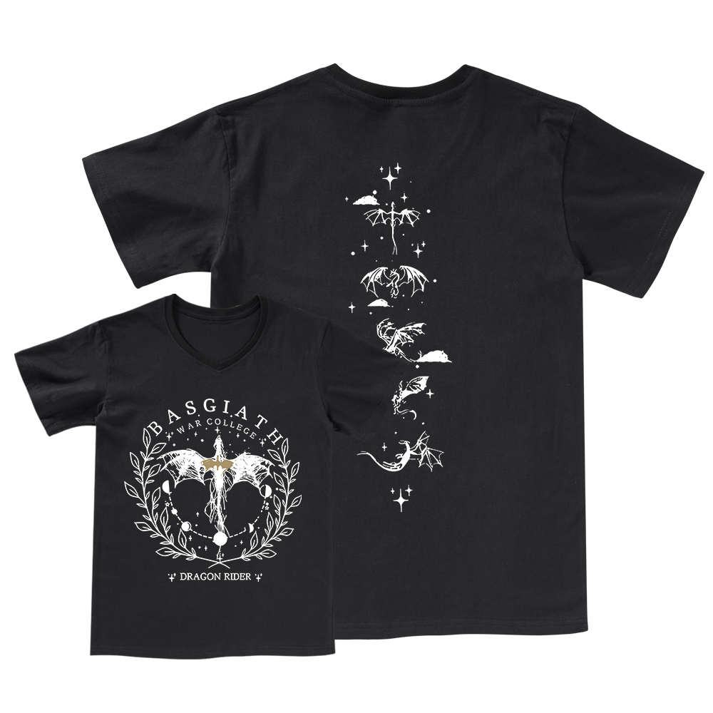 Pagewings Basgiath War College 2-Sided V-neck T-shirt