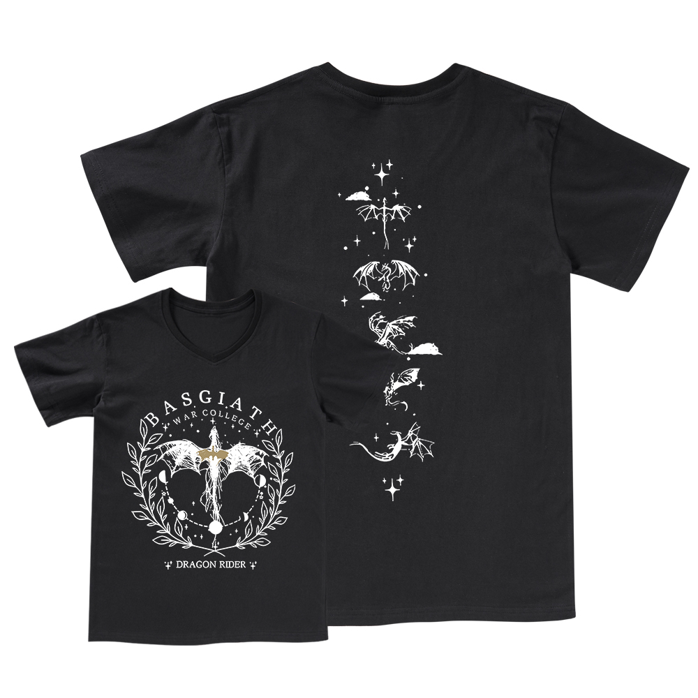 Pagewings Basgiath War College 2-Sided V-neck T-shirt