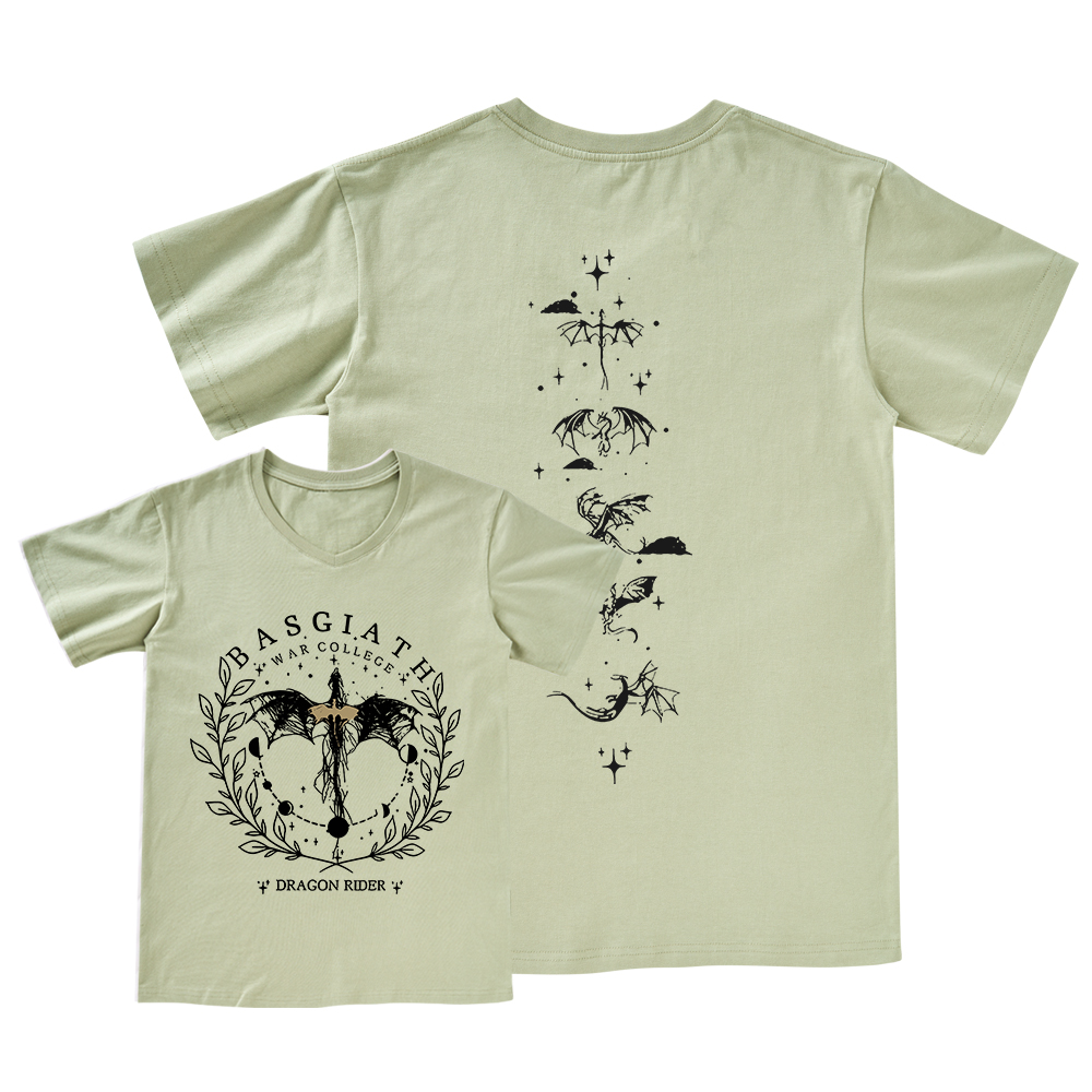 Pagewings Basgiath War College 2-Sided V-neck T-shirt