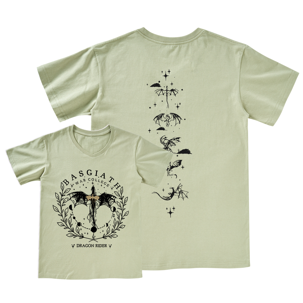 Pagewings Basgiath War College 2-Sided V-neck T-shirt