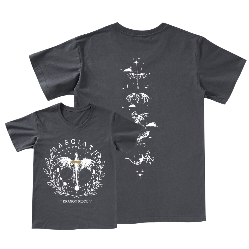 Pagewings Basgiath War College 2-Sided V-neck T-shirt