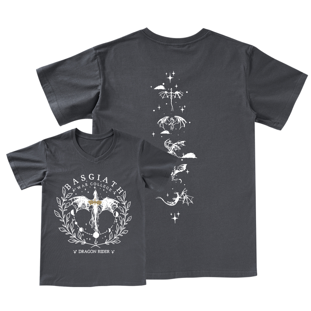 Pagewings Basgiath War College 2-Sided V-neck T-shirt