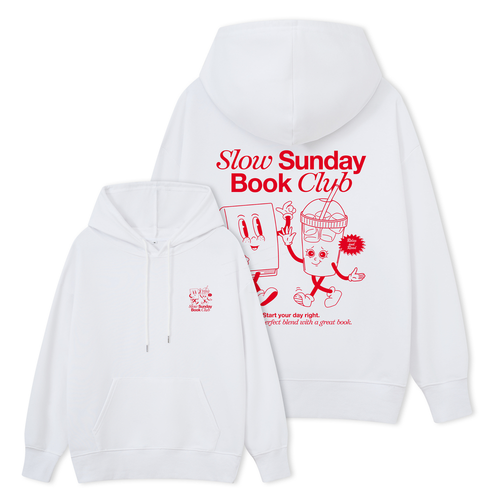 Pagewings Slow Sunday Book Club Unisex Classic Hoodie