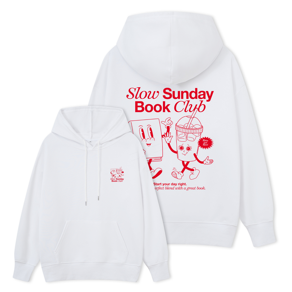 Pagewings Slow Sunday Book Club Unisex Classic Hoodie