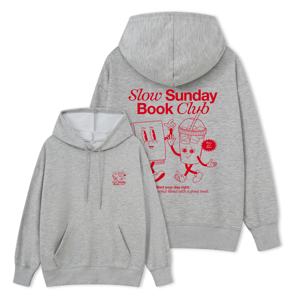 Pagewings Slow Sunday Book Club Unisex Classic Hoodie