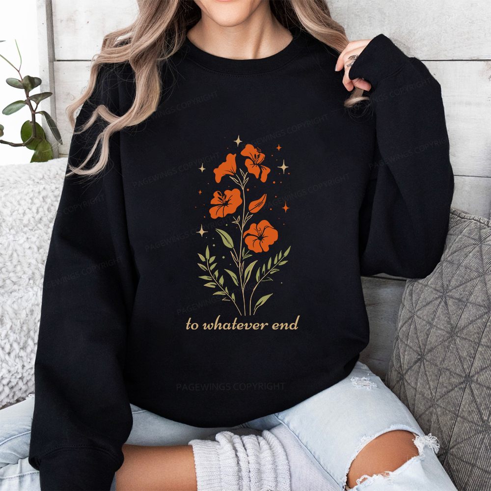 Pagewings To Whatever End Unisex Classic Sweatshirt