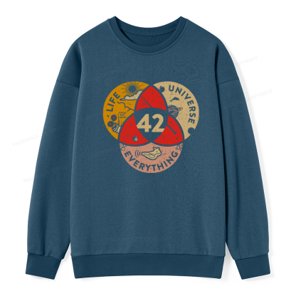 Pagewings 42 The Answer To Life The Universe And Everything Unisex Classic Sweatshirt