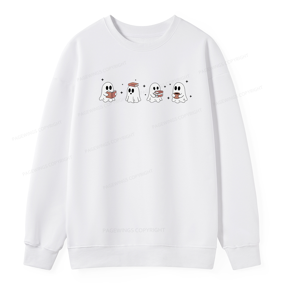 Pagewings Bookish Ghost Unisex Classic Sweatshirt