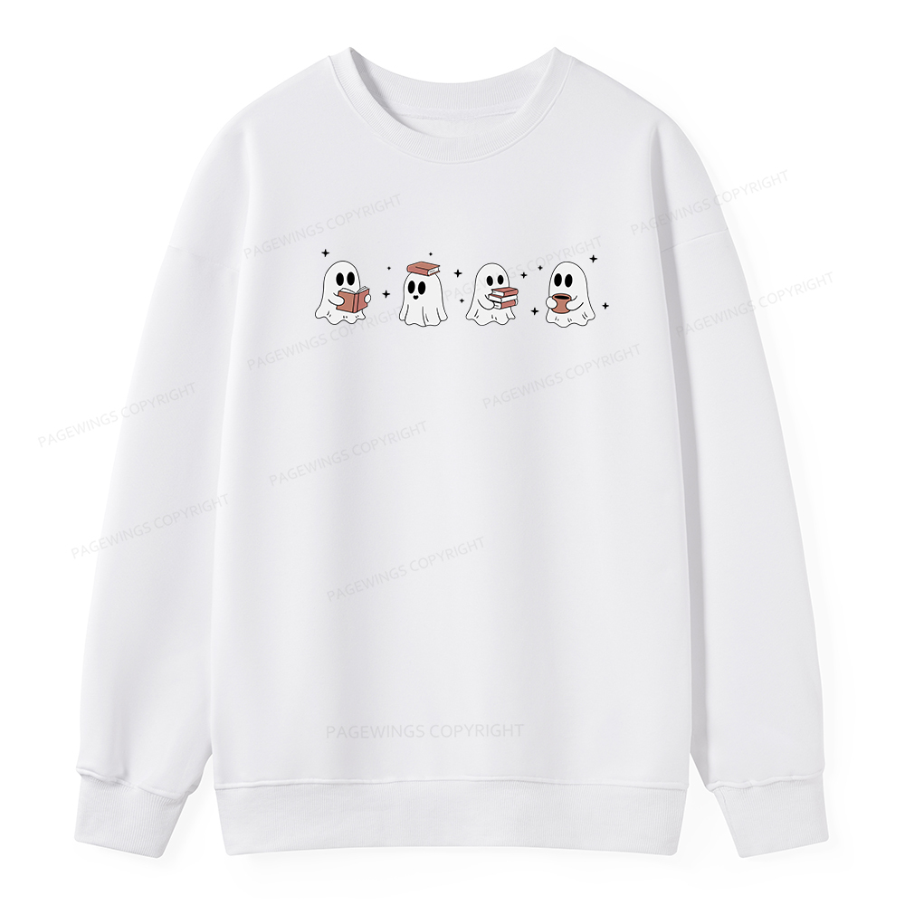 Pagewings Bookish Ghost Unisex Classic Sweatshirt