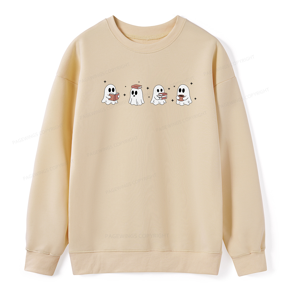 Pagewings Bookish Ghost Unisex Classic Sweatshirt