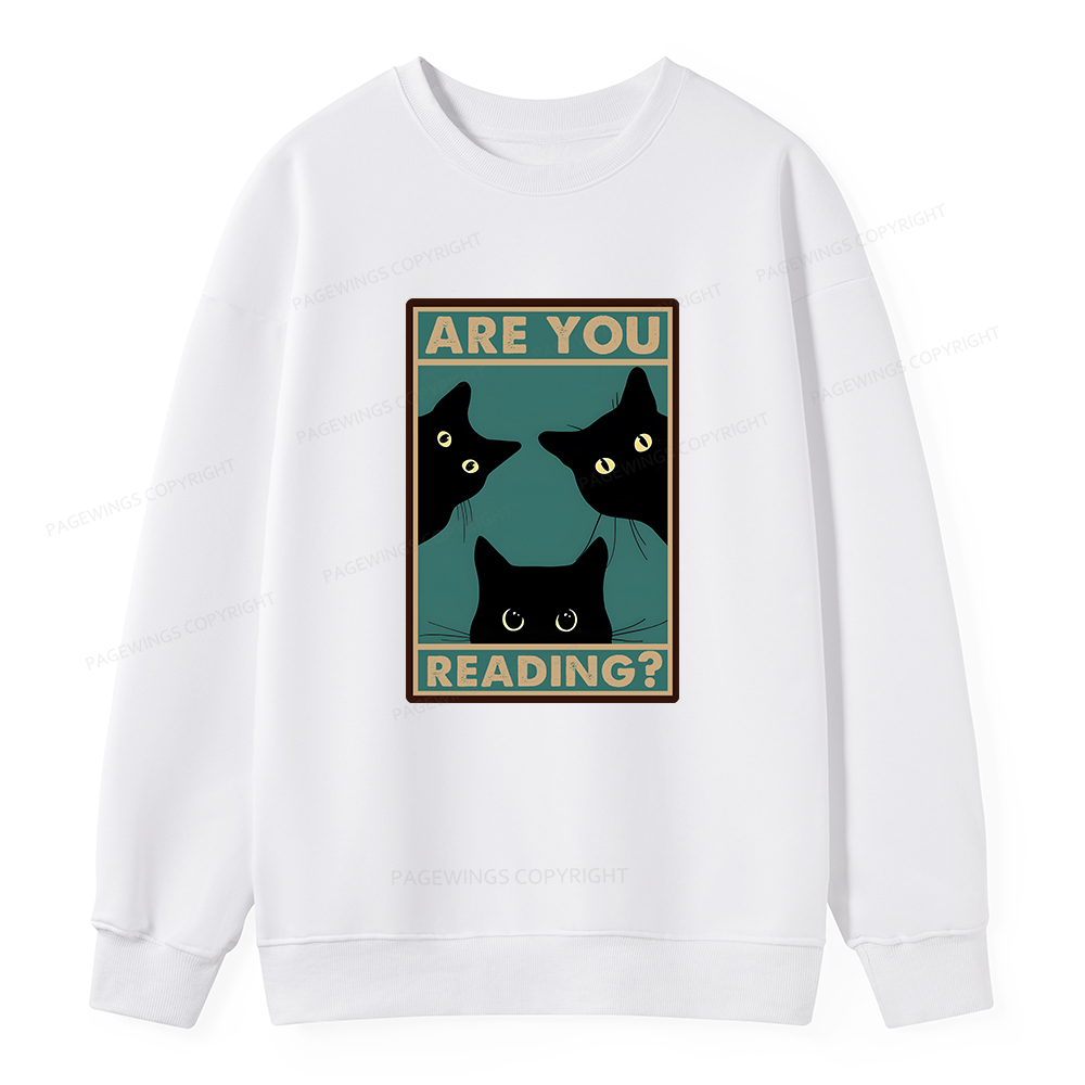 Pagewings Are You Reading Unisex Classic Sweatshirt