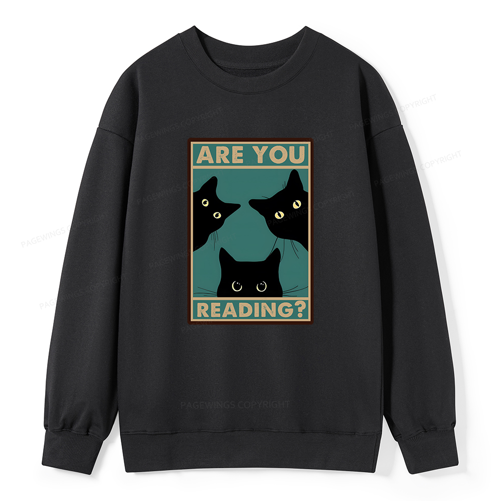 Pagewings Are You Reading Unisex Classic Sweatshirt