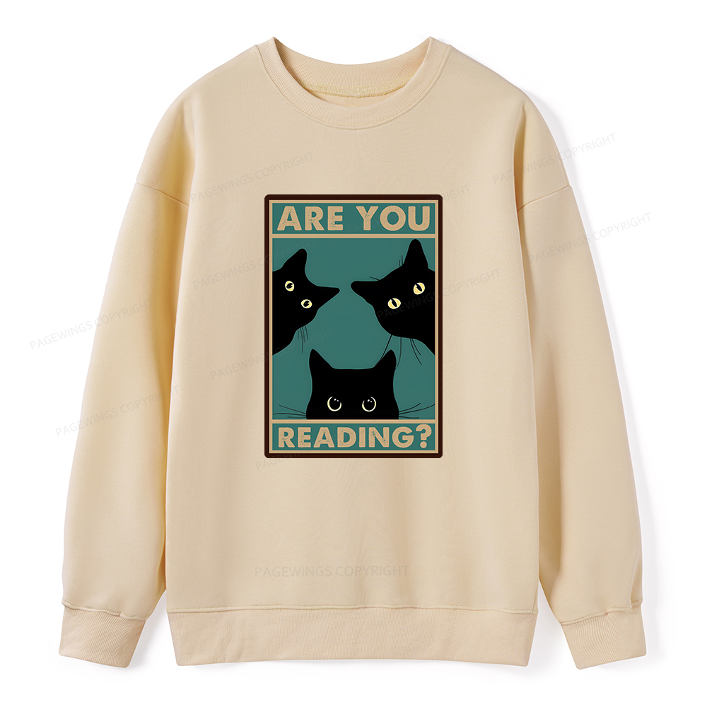 Pagewings Are You Reading Unisex Classic Sweatshirt