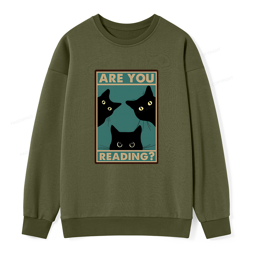 Pagewings Are You Reading Unisex Classic Sweatshirt