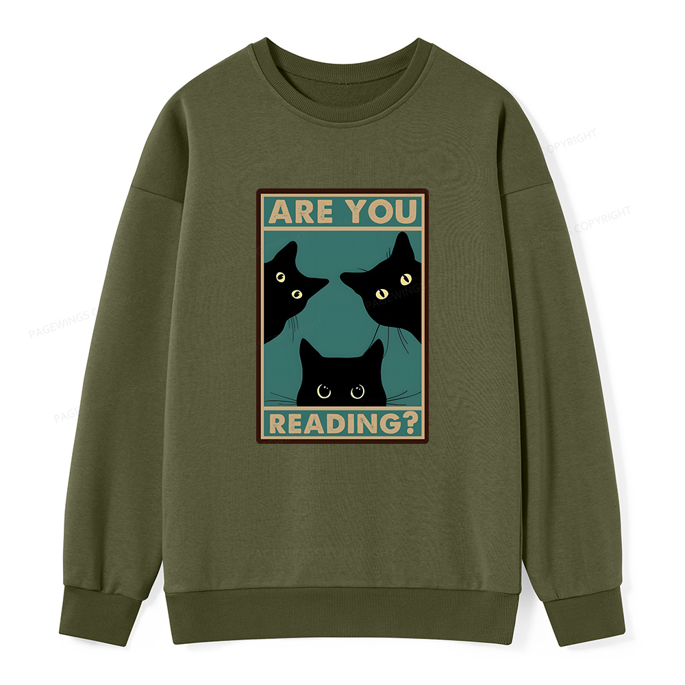 Pagewings Are You Reading Unisex Classic Sweatshirt