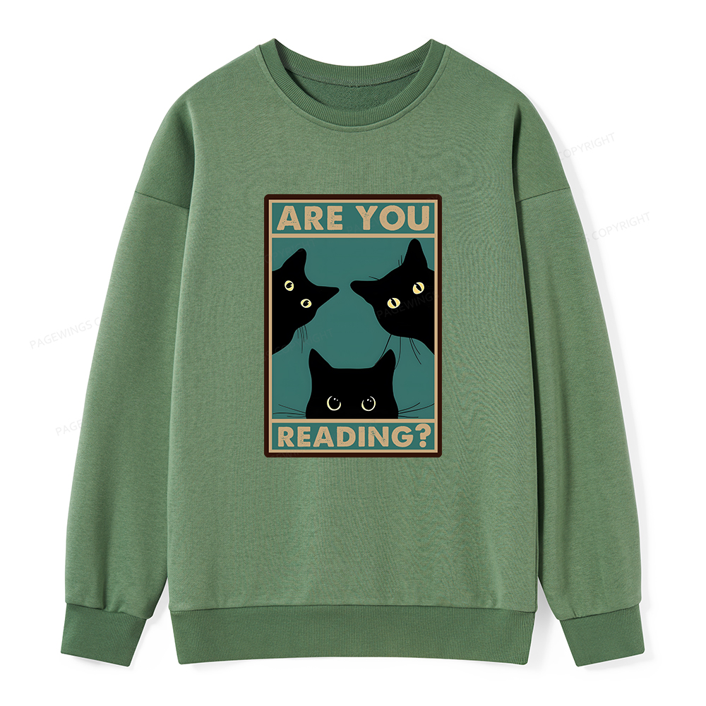 Pagewings Are You Reading Unisex Classic Sweatshirt