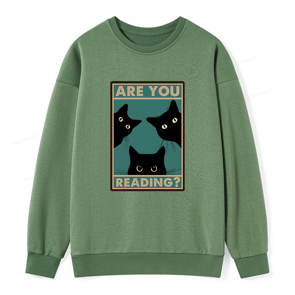 Pagewings Are You Reading Unisex Classic Sweatshirt