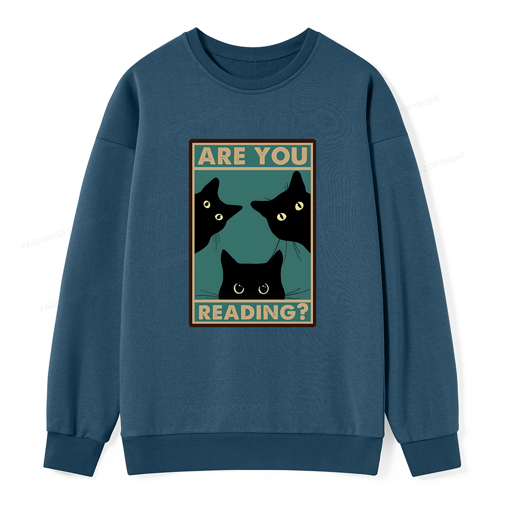 Pagewings Are You Reading Unisex Classic Sweatshirt