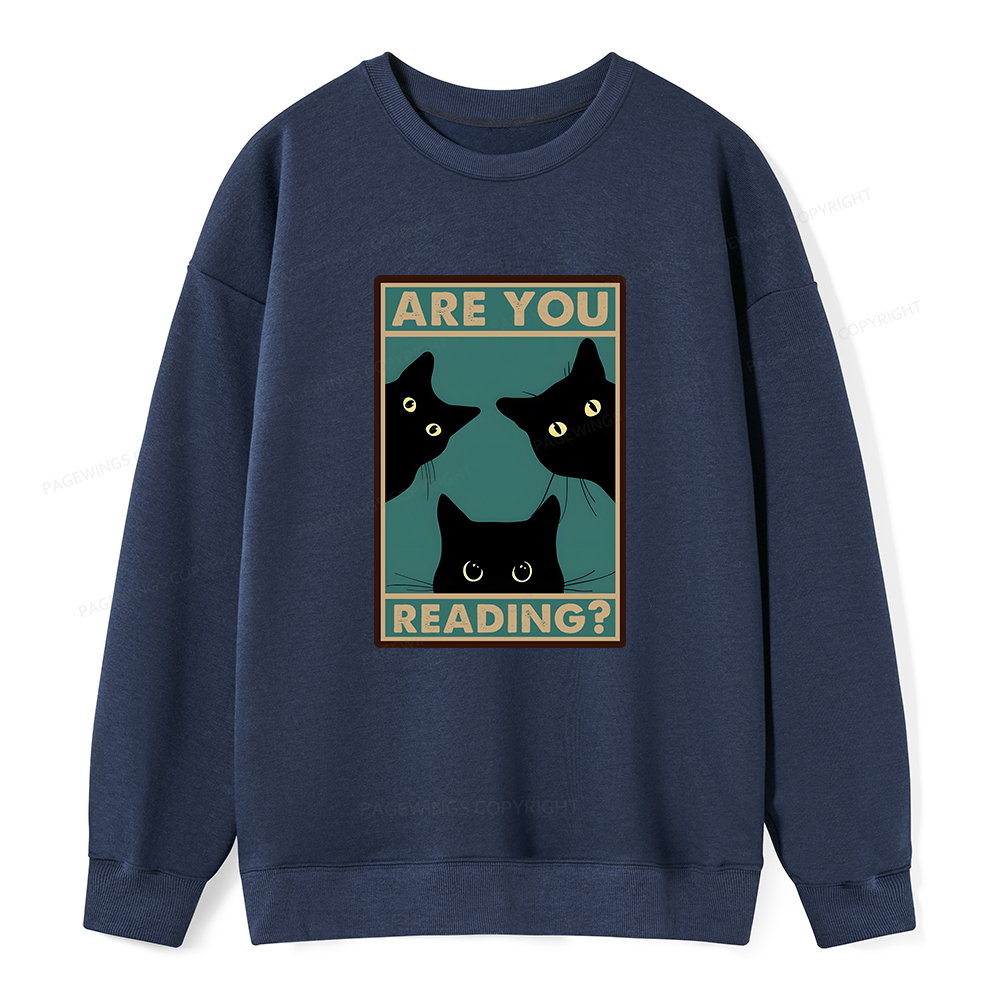Pagewings Are You Reading Unisex Classic Sweatshirt