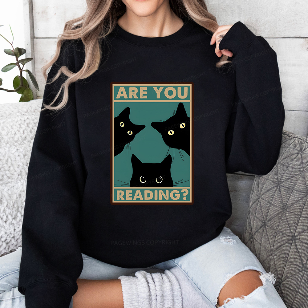 Pagewings Are You Reading Unisex Classic Sweatshirt