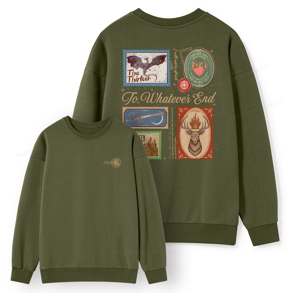 Pagewings To Whatever End Unisex Classic Sweatshirt