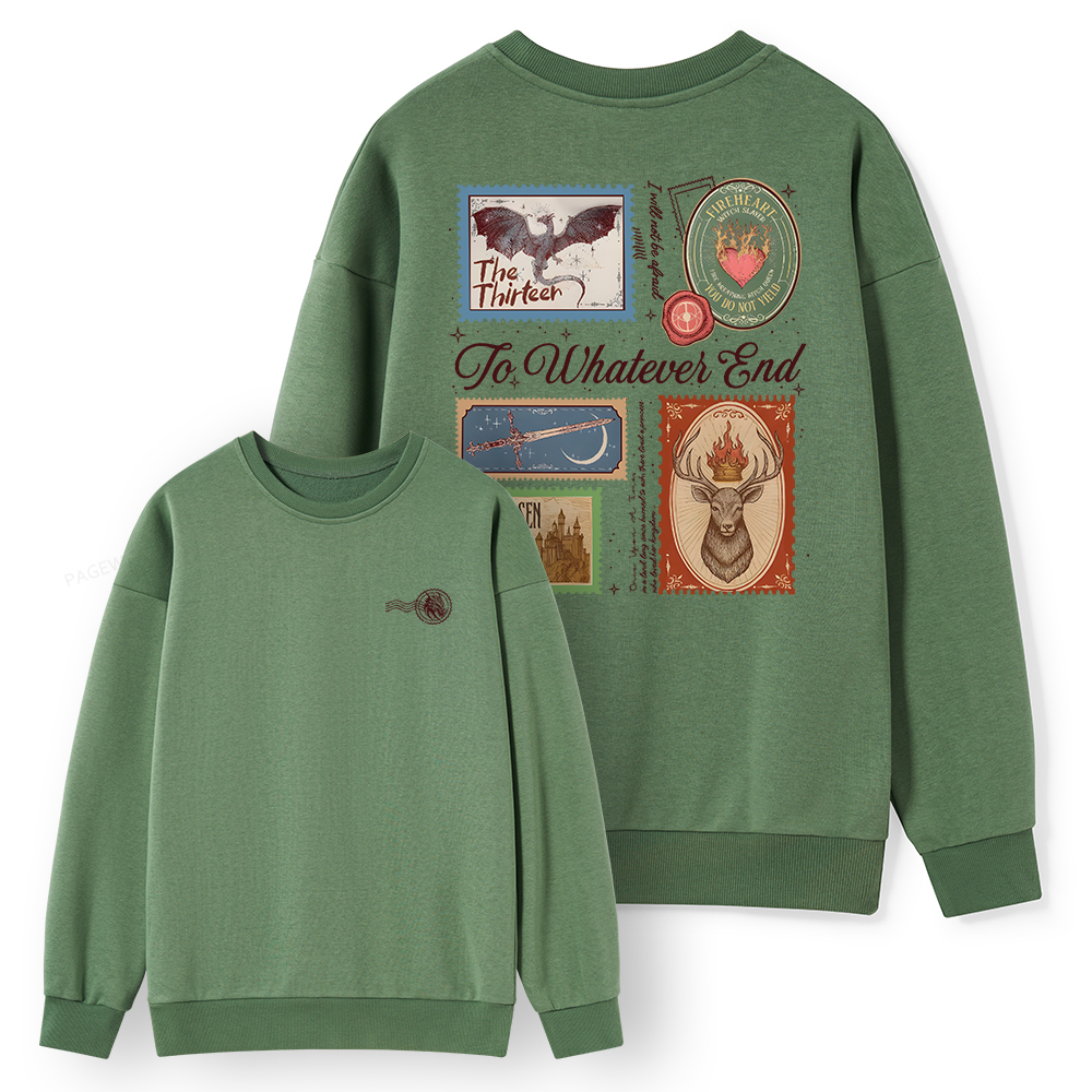 Pagewings To Whatever End Unisex Classic Sweatshirt