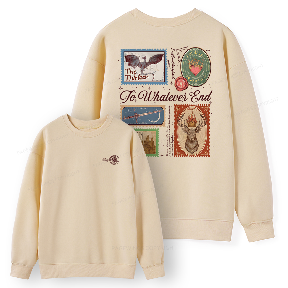 Pagewings To Whatever End Unisex Classic Sweatshirt