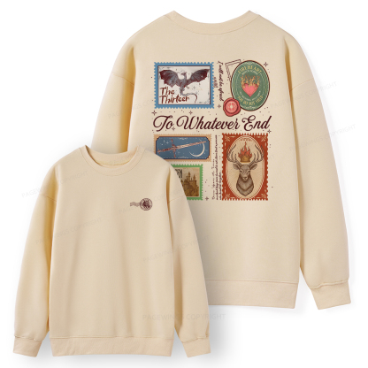 Pagewings To Whatever End Unisex Classic Sweatshirt