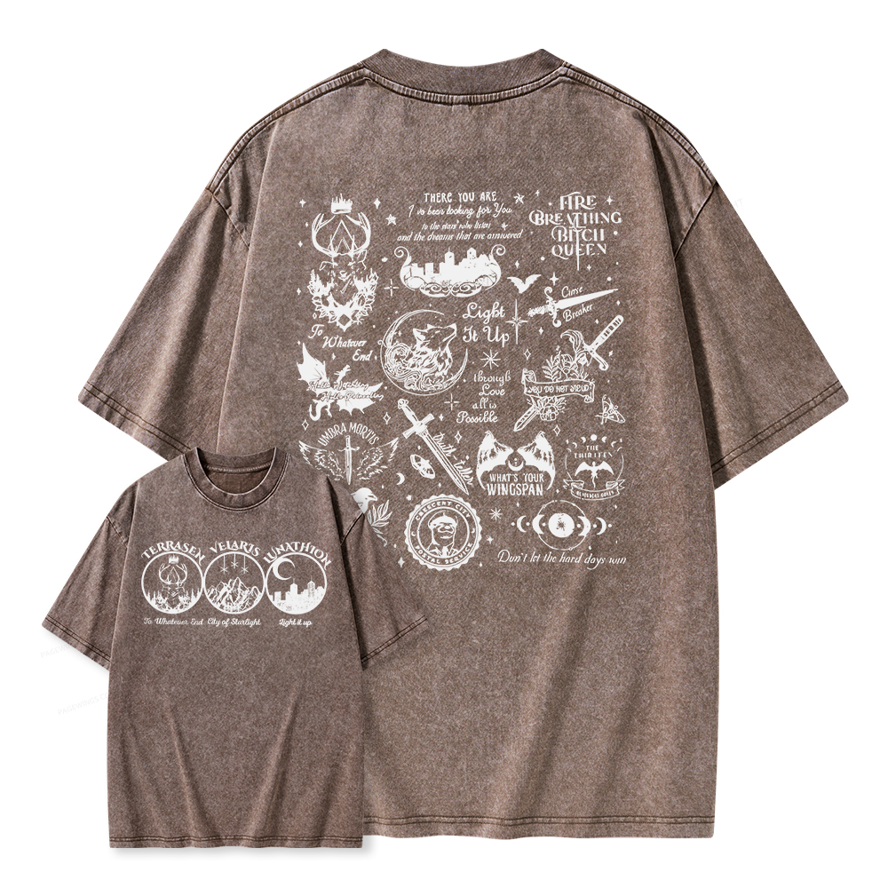 Pagewings Fantastic Reader Unisex Washed T-shirt