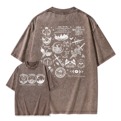 Pagewings Fantastic Reader Unisex Washed T-shirt