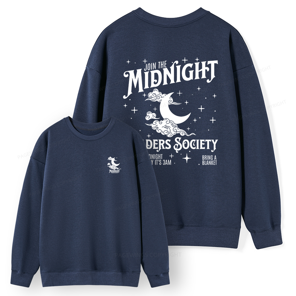Pagewings Late Night Readers Book Club Unisex Classic Sweatshirt