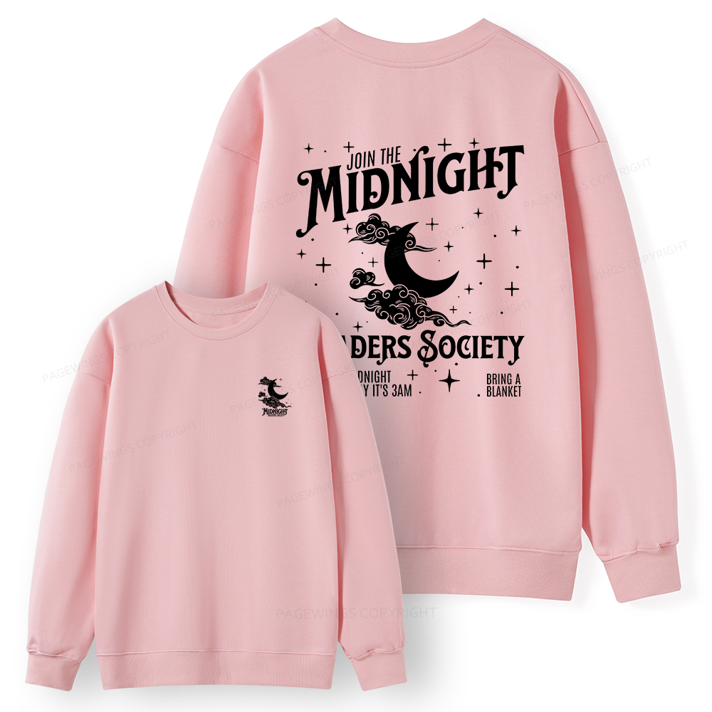 Pagewings Late Night Readers Book Club Unisex Classic Sweatshirt