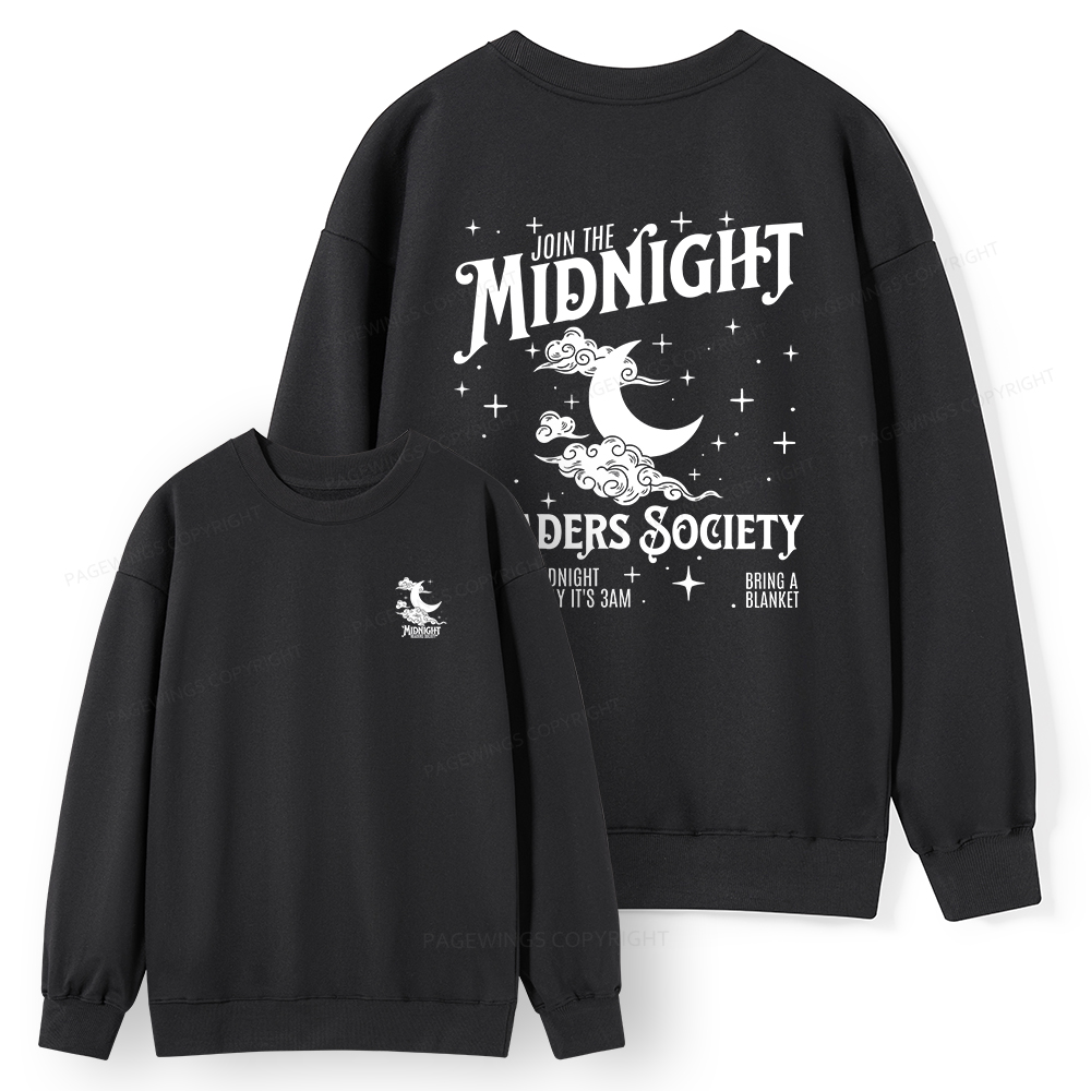 Pagewings Late Night Readers Book Club Unisex Classic Sweatshirt