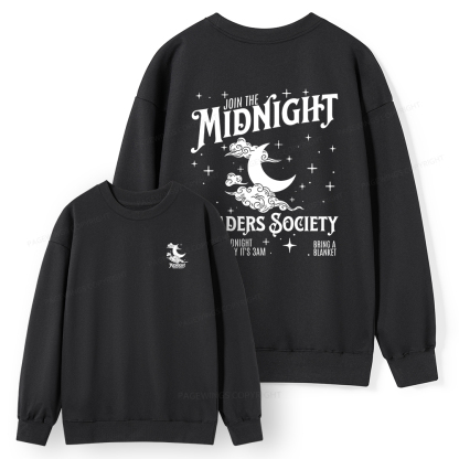 Pagewings Late Night Readers Book Club Unisex Classic Sweatshirt
