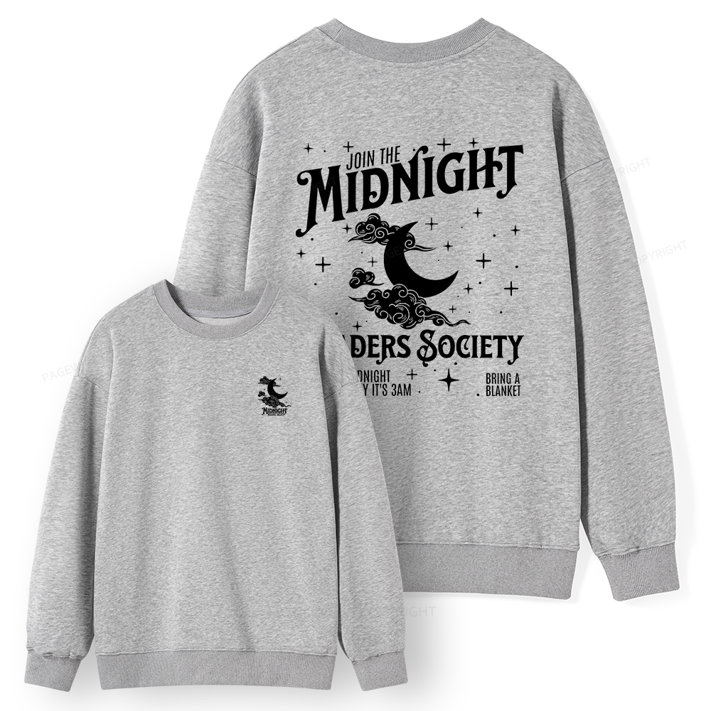 Pagewings Late Night Readers Book Club Unisex Classic Sweatshirt