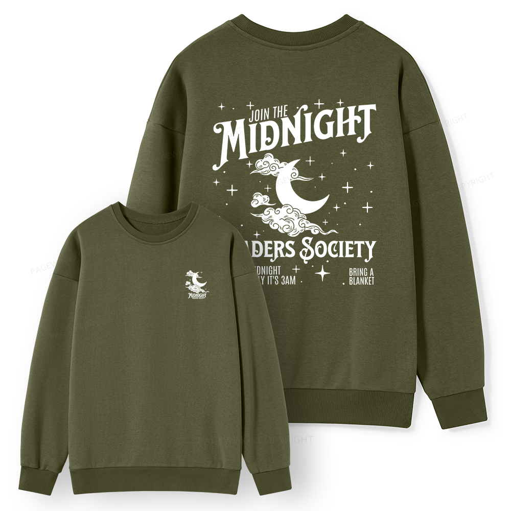 Pagewings Late Night Readers Book Club Unisex Classic Sweatshirt