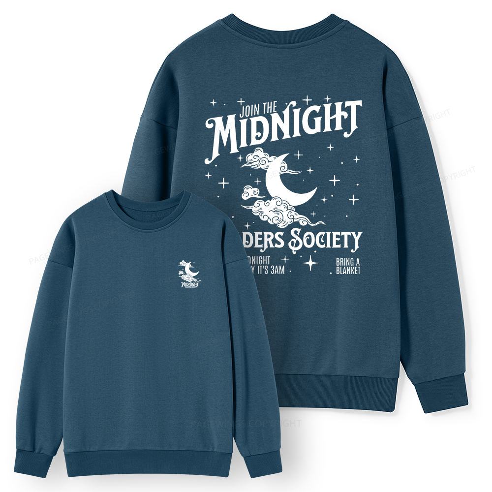 Pagewings Late Night Readers Book Club Unisex Classic Sweatshirt