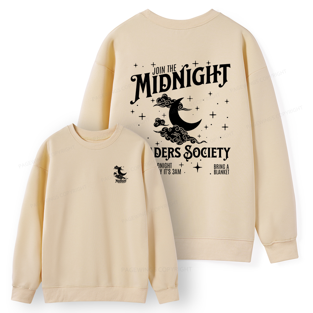 Pagewings Late Night Readers Book Club Unisex Classic Sweatshirt