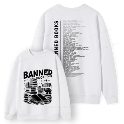 Pagewings Banned Books Tour Unisex Classic Sweatshirt