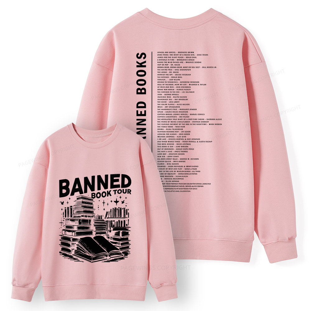 Pagewings Banned Books Tour Unisex Classic Sweatshirt
