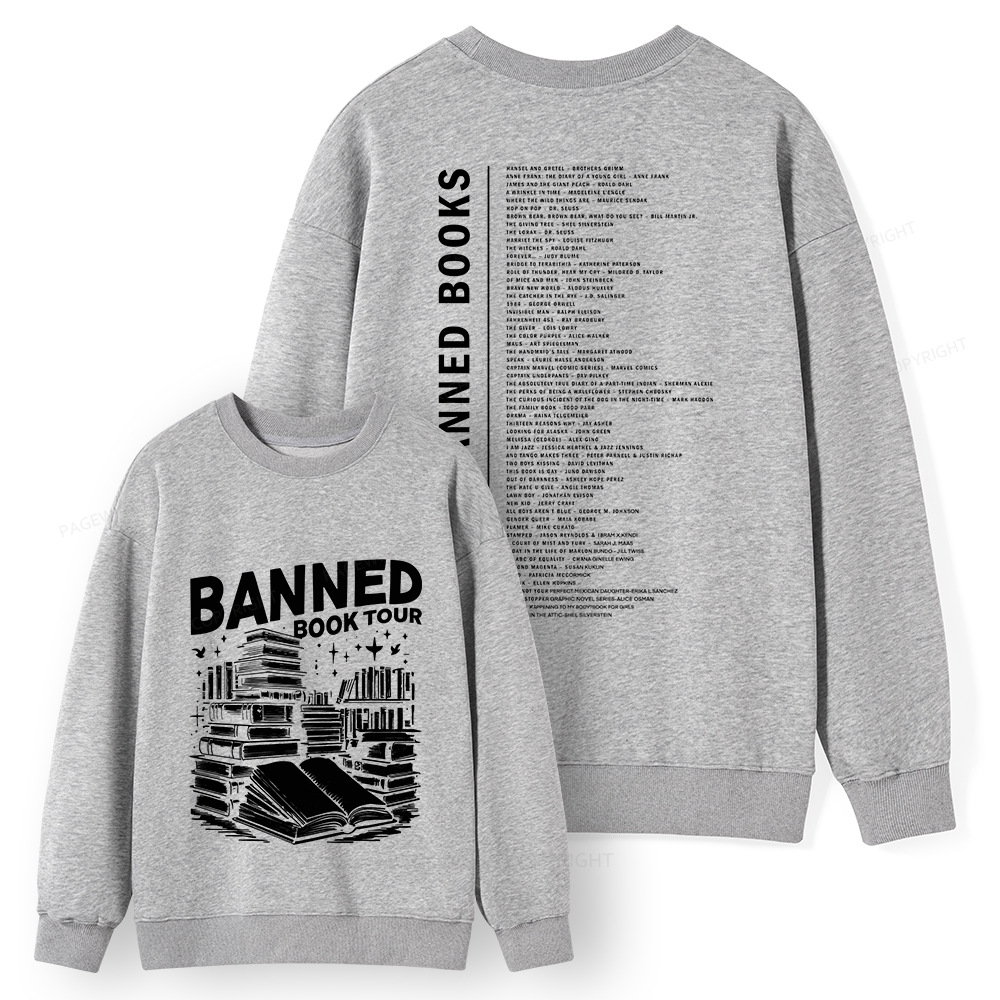 Pagewings Banned Books Tour Unisex Classic Sweatshirt