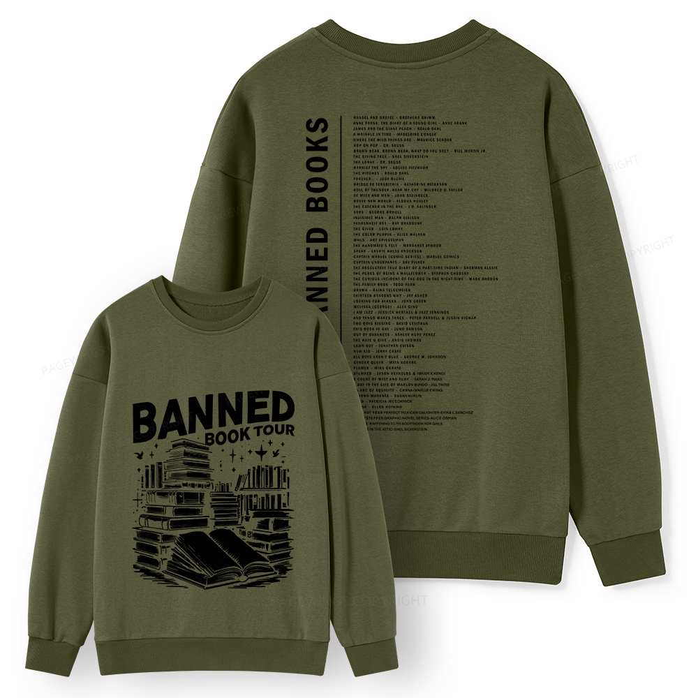 Pagewings Banned Books Tour Unisex Classic Sweatshirt