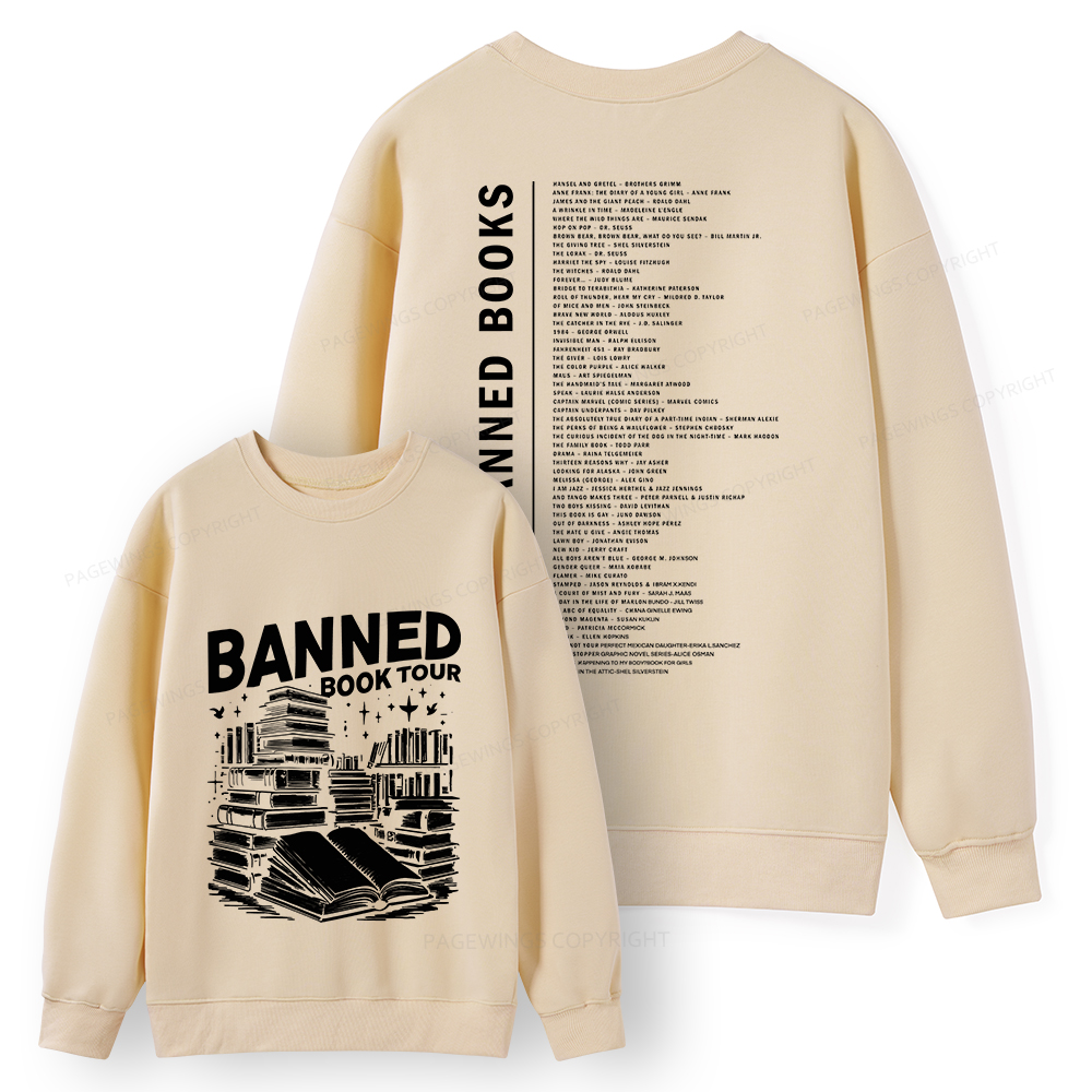 Pagewings Banned Books Tour Unisex Classic Sweatshirt