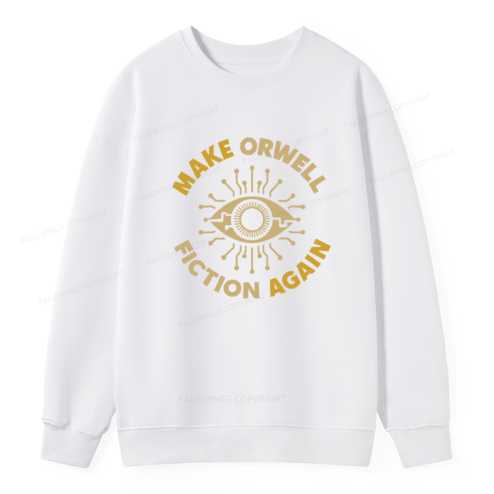 Pagewings Make Orwell Fiction Again Unisex Classic Sweatshirt