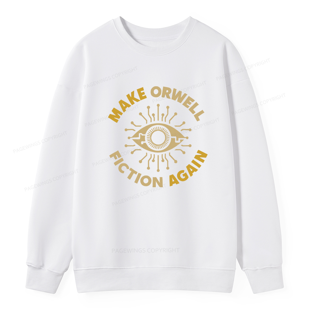 Pagewings Make Orwell Fiction Again Unisex Classic Sweatshirt