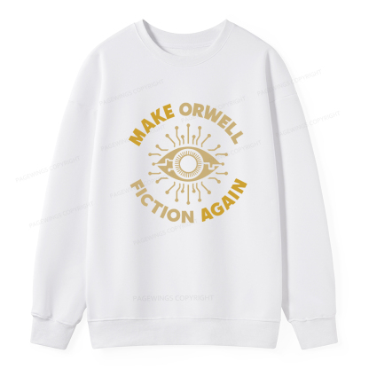 Pagewings Make Orwell Fiction Again Unisex Classic Sweatshirt