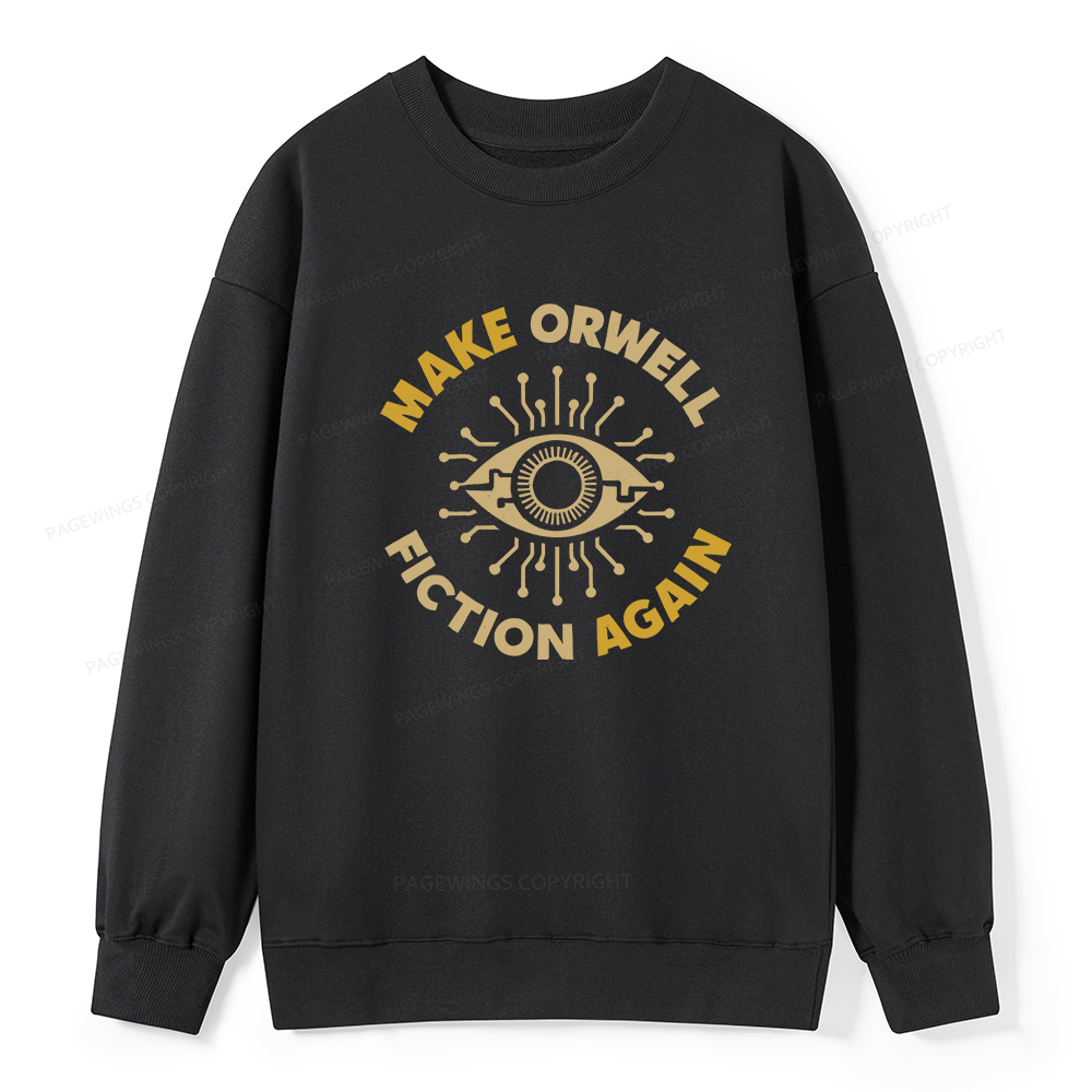Pagewings Make Orwell Fiction Again Unisex Classic Sweatshirt