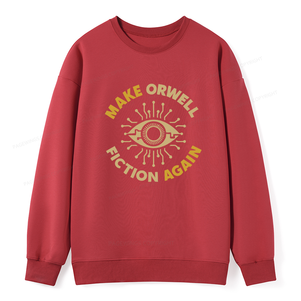 Pagewings Make Orwell Fiction Again Unisex Classic Sweatshirt